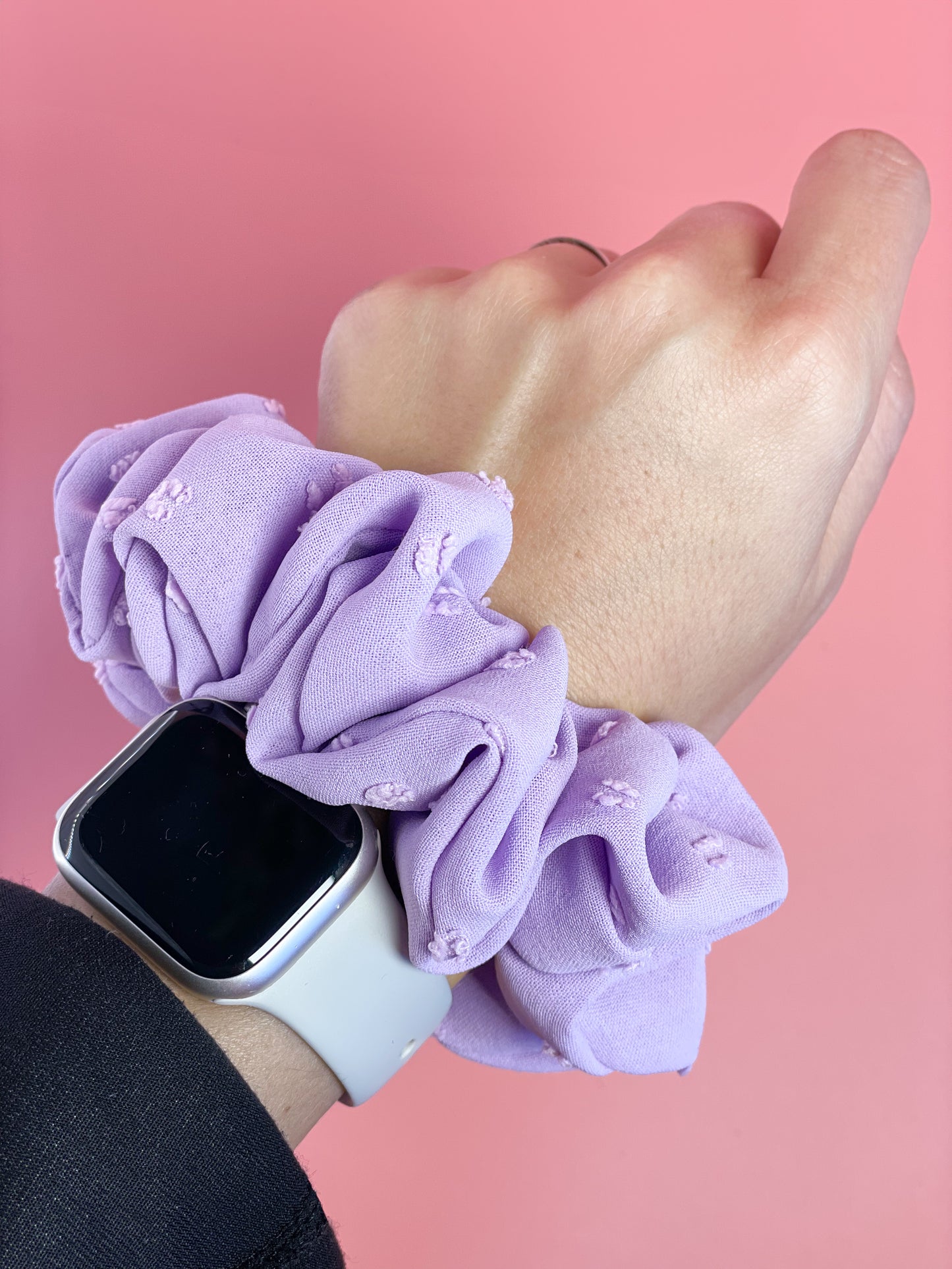 Happy Scrunchie, Lilac (L/G)